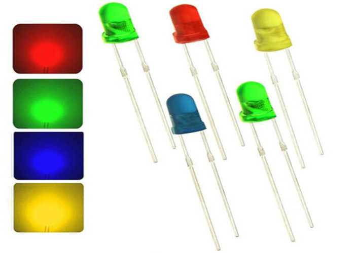 Multi - Color 5mm LED Diode Electronic Components Common Anode 1000pcs